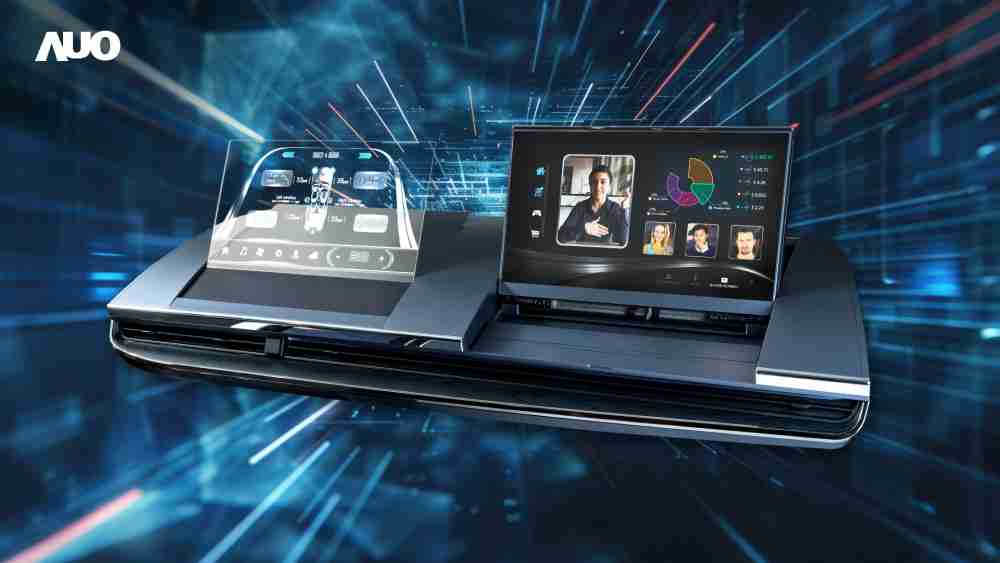 彩运网Micro LED Display HMI解决方案打造透明Micro LED前座仪表，，，呈现信息并保留驾驶视野开阔；亦为副驾驶座乘客打造收放自如的Micro LED屏幕，，，，在不影响显示质量的前提于显示区内建镜头，，让用户能与视讯对象直接眼神接触，，提供绝佳的双向沟通体验