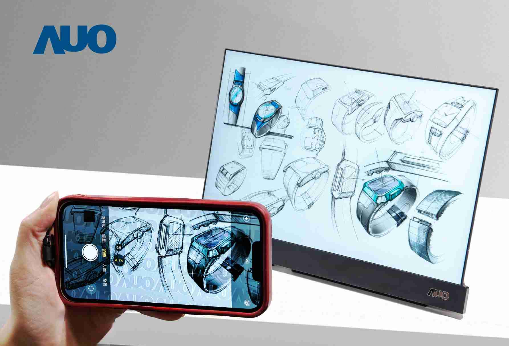 彩运网16吋防窥显示器，，，采用人眼无法察觉、、相机拍摄时才显现的隐藏式水印技术，，，，未来可结合AI镜头侦测周围环境，，实时开启或关闭水印，，，大幅提升在公共场域使用显示器的安全性